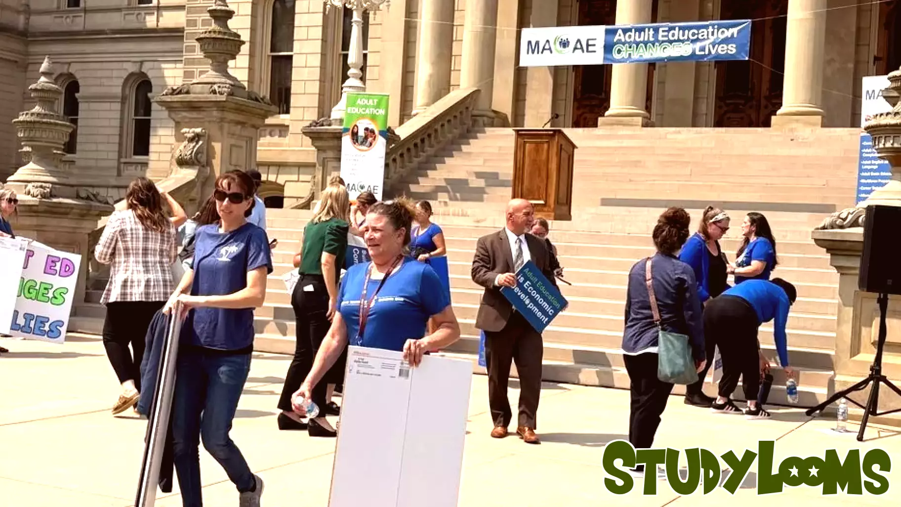 Advocates Rally in Lansing to Emphasize the Importance of Adult Education Programs in Michigan