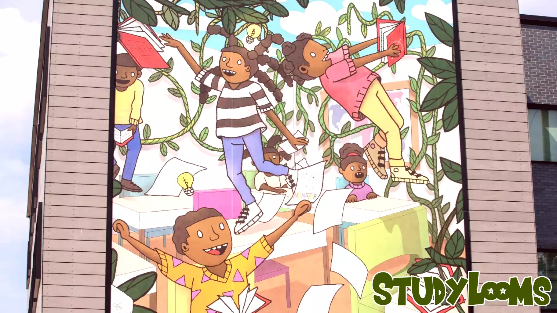 Mural by Delisha McKinney Honors Education Near Rival High School