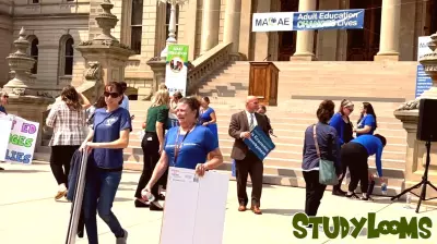 Advocates Rally in Lansing to Emphasize the Importance of Adult Education Programs in Michigan